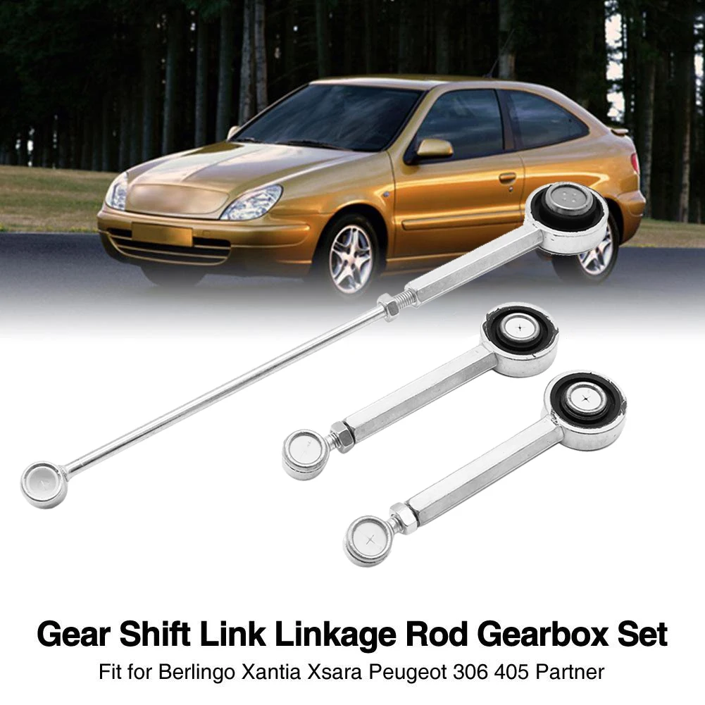 Gear Link Shift Linkage Rod Set for Berlingo Xantia Xsara 306 405 Partner 245281 2454F5