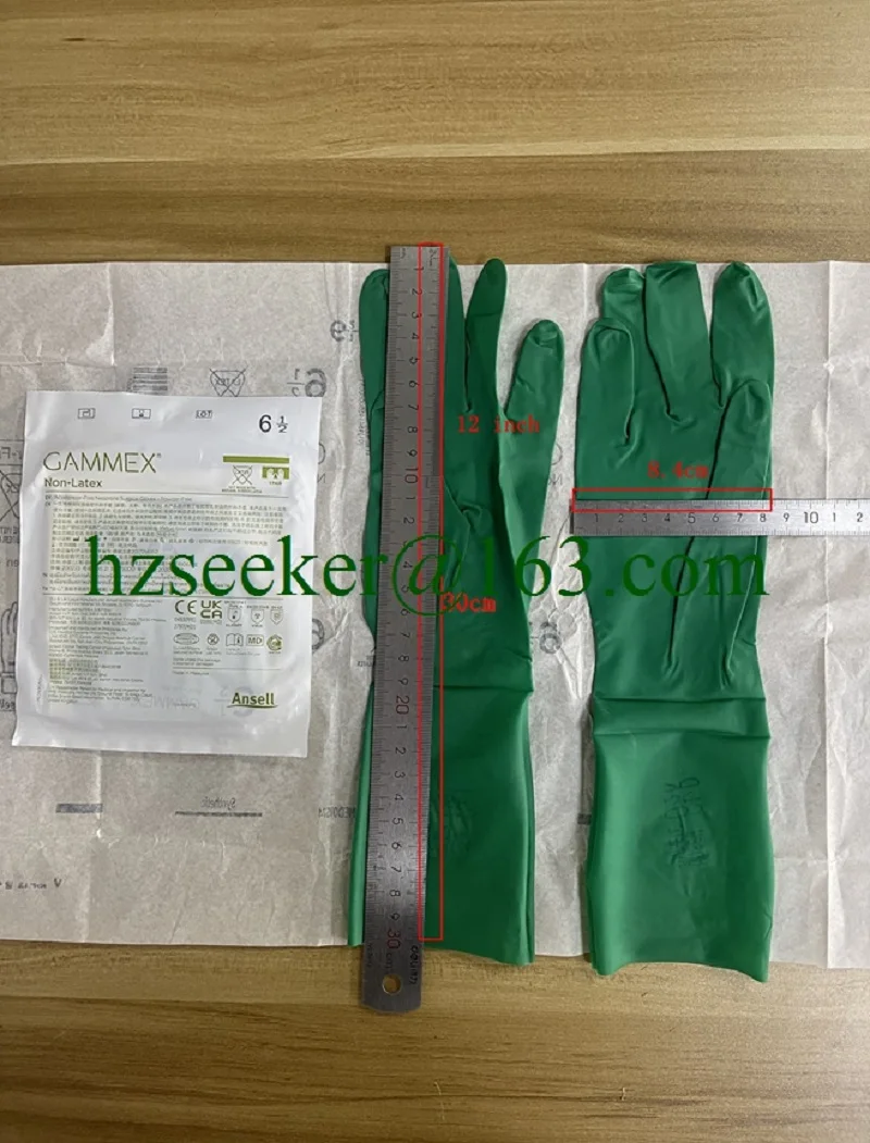 Ansell Gammex non-latex ( 1pair )   Neoprene   chemical accelerator-free gloves  offer advanced allergy protection