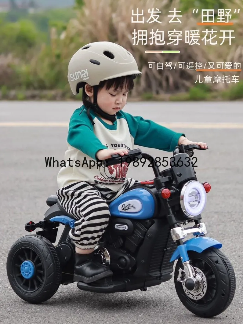 Moto Elettrica per Bambini, Auto a Batteria per Ragazzi e Ragazze, Veicolo Giocattolo Ricaricabile con Telecomando