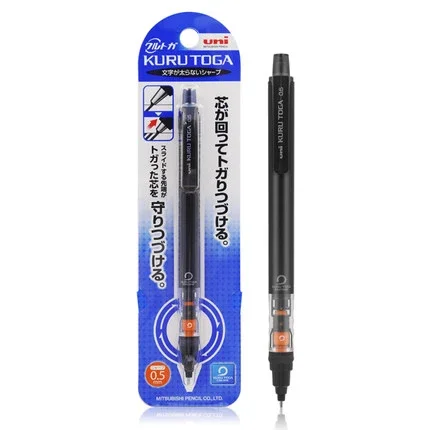 UNI Kuru Toga Vulpotlood Tekening Potlood 0.5mm Laag Zwaartepunt Automatische Rotatie Schoolbenodigdheden Briefpapier M5-452