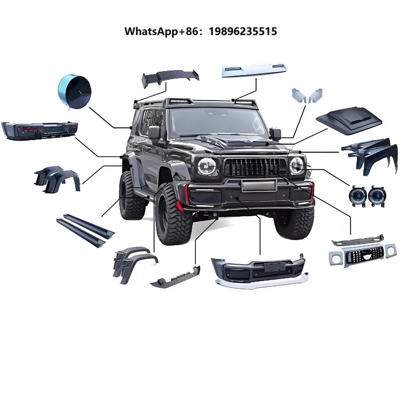 Upgrade Body Kit Set for Accessories Body Kit Car Front Bumper Roof Rack Accessories