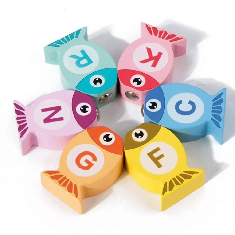 Ensemble de jeu de pêche magnétique, pêche en océan, vie Marine, Cognition alphanumérique, jeux de poisson, figurine de dessin animé, jouets de pêche magnétiques