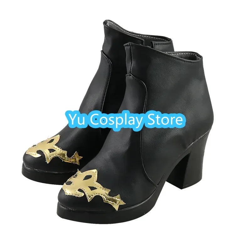 Ciel Phanto mhive Cosplay Schuhe Anime schwarz Butler Cosplay Prop Pu Lederschuhe Halloween Party Stiefel nach Maß