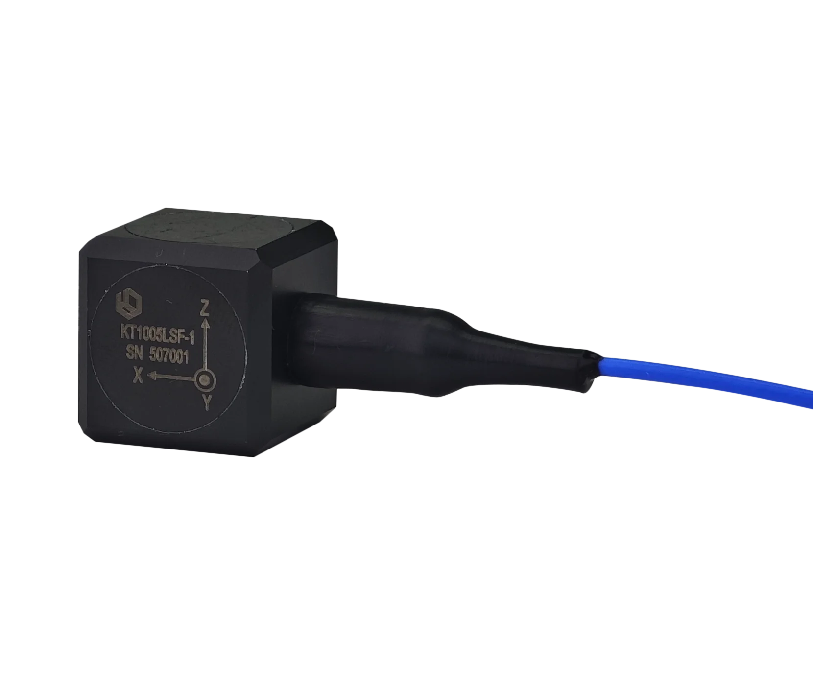 IEPE Triaxial Accelerometer 1V/g ICP Piezoelectric Three Axis Vibration Acceleration Sensor ±5g for Micro-vibration Monitoring
