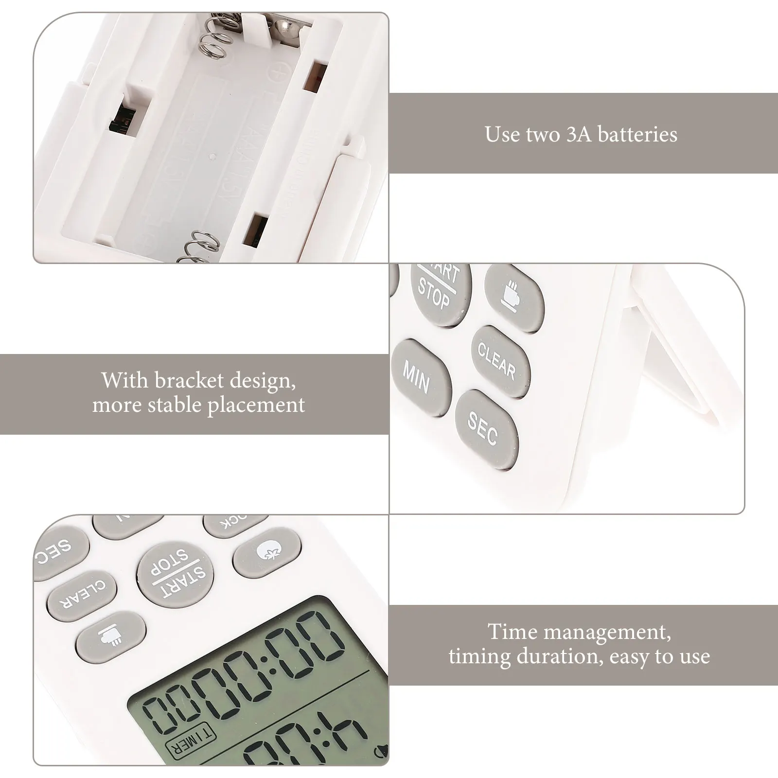 

Adorable Kitchen Baking Desktop Plastic Timer For Cooking Learning Countdown Time Manager Study Reminder s Adults Kitchen