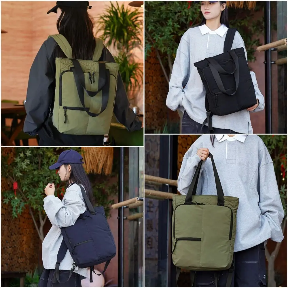 Versatile Multi-functional Sport Backpack Multicolor Sturdy Design Tote Bag Zippered Closure Large Capacity Hand Bag Unisex