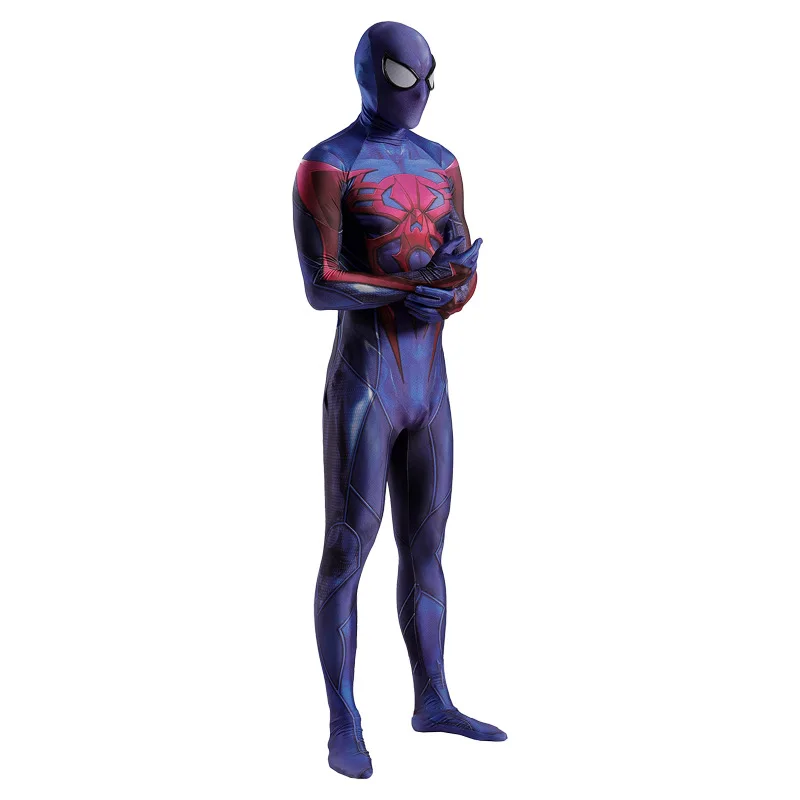 PS4 2099 Spiderman Costume Cosplay supereroe Zentai abiti ragazzi abiti Costume di Halloween tuta 2099 Costume Spiderman adulto