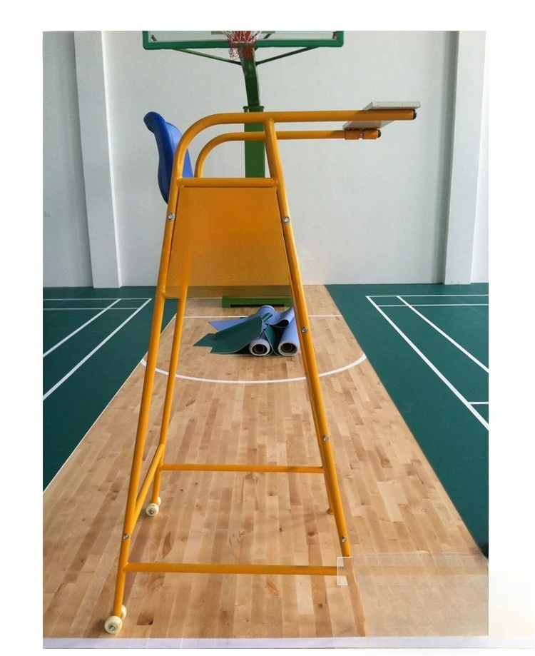 Cadeira de árbitro de badminton Match arena móvel removível