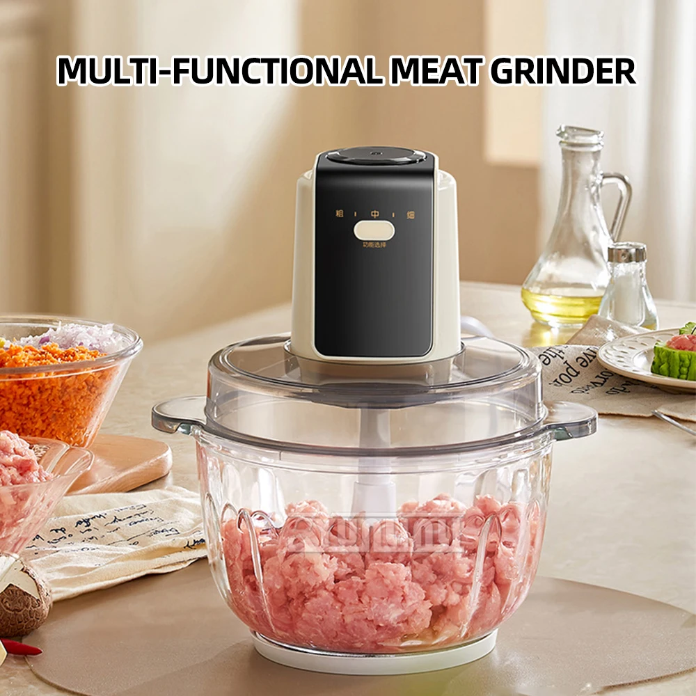 

2.5L Household Meat Grinder Automatic Multi-functional Electric Small Auxiliary Food Machine