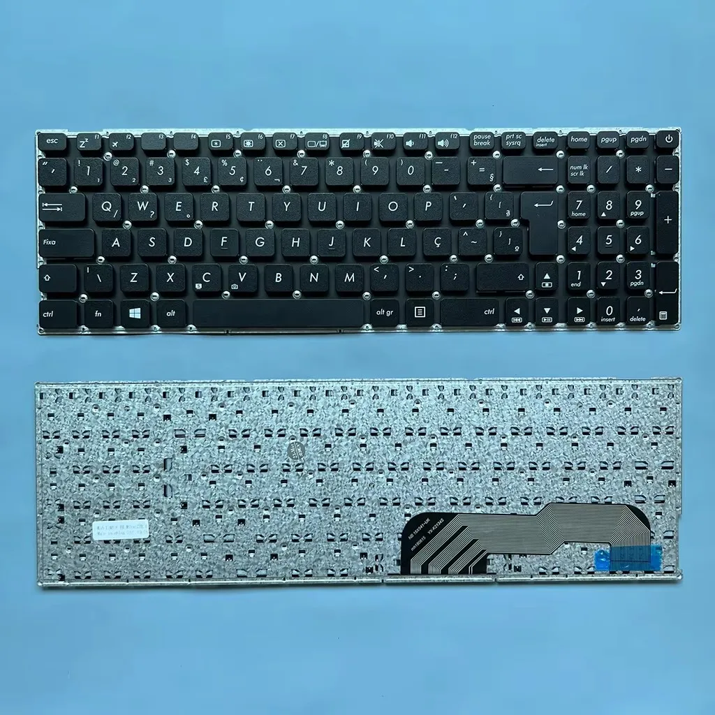 Teclado X541 Brasil para For Asus X541U X541UA X541UV X541S X541SA X541UJ R541U R541 X541L X541LA X541n X541na Teclado brasileño BR