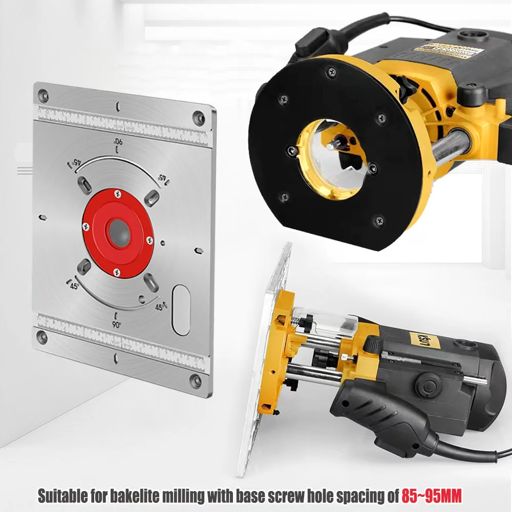 

High power electric router, turning table, woodworking carving machine, slotting multifunctional machine, electric gong machine