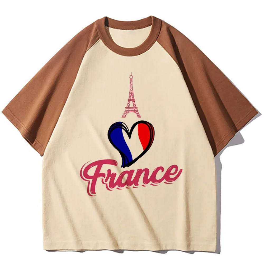 France t shirt women funny t-shirts female anime clothes