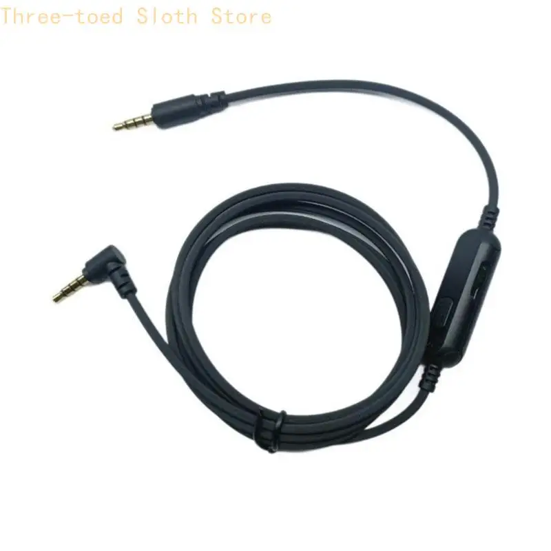 Ersatzkabel für NARI -Kopfhörergetriebe 3,5 mm männlich bis 3,5 mm männlicher goldplattierter Headsets Drahtstecker E74A
