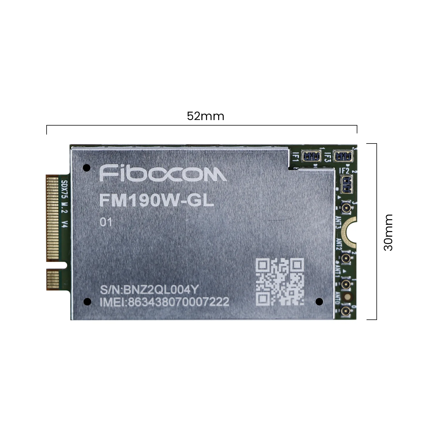 Fibocom FM190W-GL 5G sim Module M.2 mmWave Sub-6GHz FM190W M.2 Global 5G Module