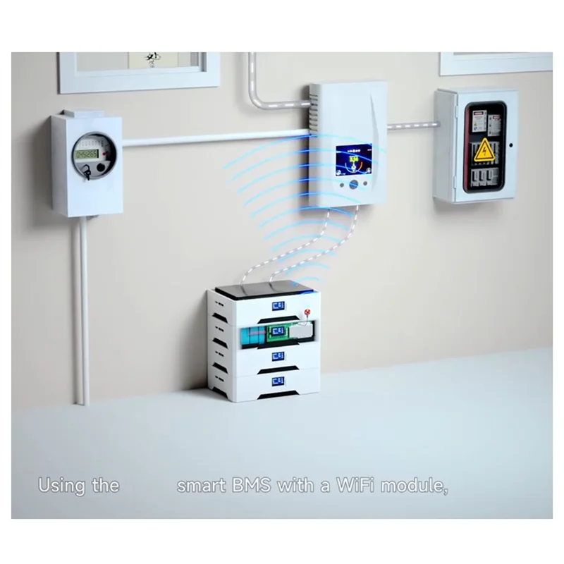 【Offerta Flash!】Modulo WIFI per scheda di protezione batteria al litio 4S per telecomando APP 8S 16S 24S 40A 100A 150A 200A Lifepo4 Li-LTO