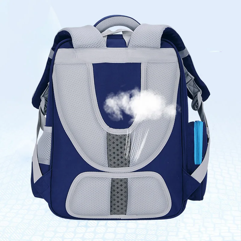 Primary Student Schoolbag Boys Girls Cute Backpack Large Capacity Light Book Bag Kids School Backpack Oxford Waterproof Satchels
