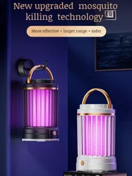 Moskito-Killer-Lampe Haushalt Mücken fallen USB wiederauf ladbare Insekten schutzmittel Fliegenfalle Bug Zapper für Raum Anti mosquito