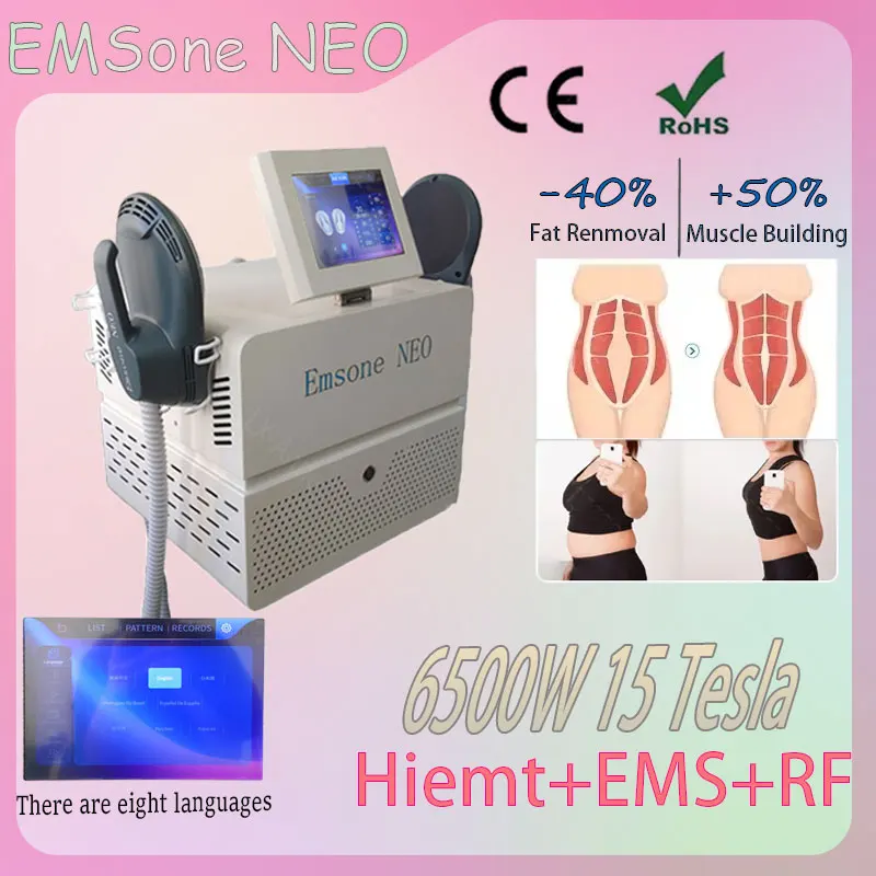 2024 EMSone NEO 6500W 15 Tesla Body Fat Burning Muscle Stimulator EMS Non Invasive Shaping Beauty Device