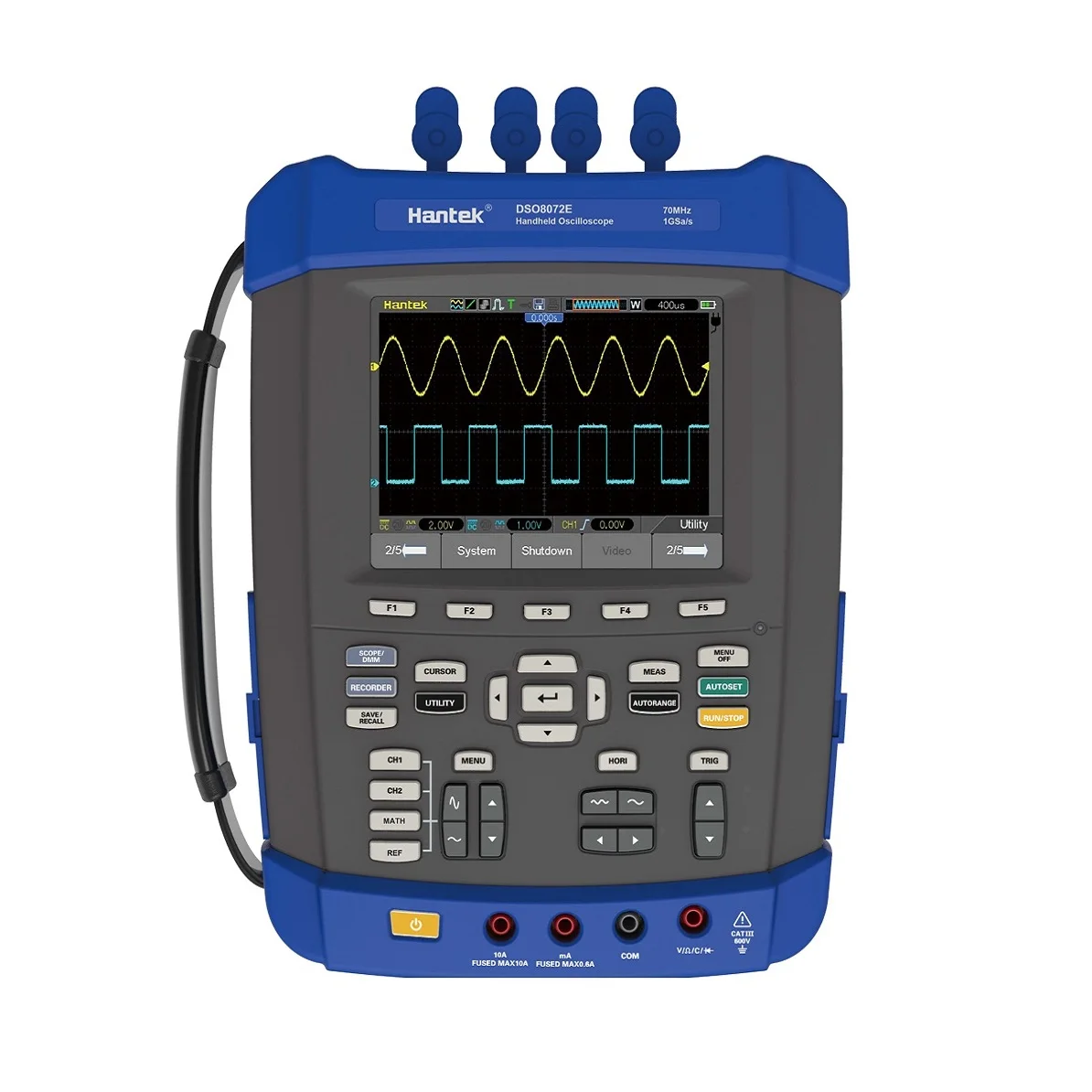 Hantek bench Oscilloscope DSO8072E/8102E/8152E/8202E /Recorder/DMM/ Spectrum Analyzer/Frequency Counter/Arbitrary Waveform