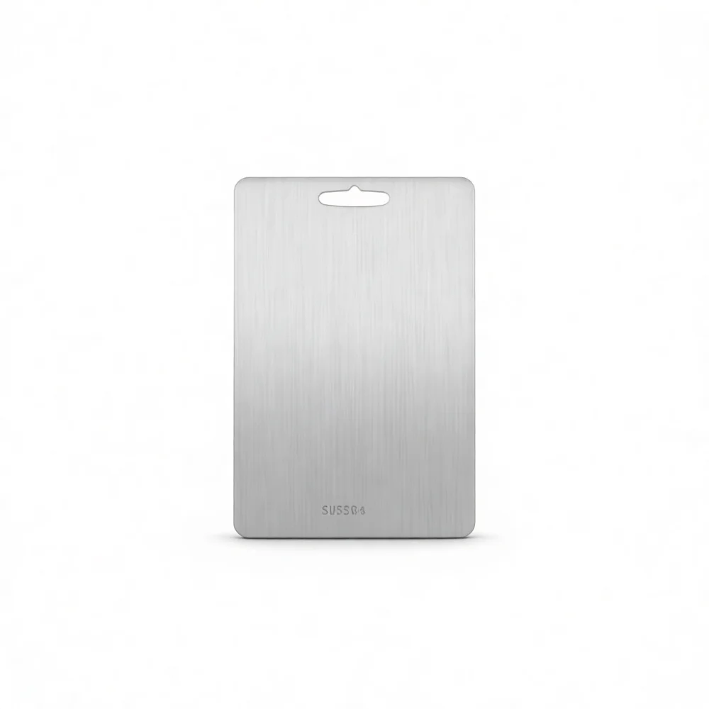 Stainless Steel Cutting Board Thickened Kitchen Chopping Block Mold Proof Meat Vegetable Tray Food Grade Durable Countertop