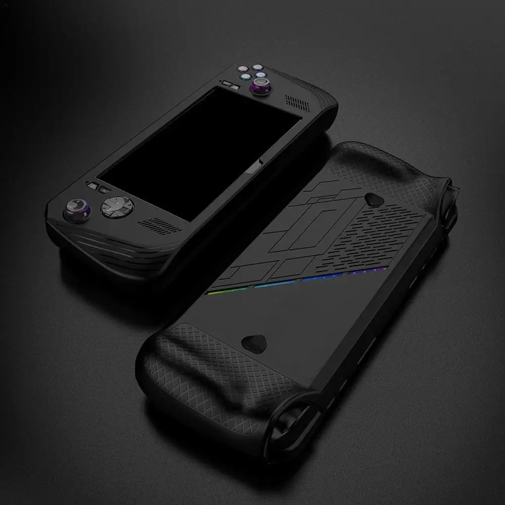 

TPU Black Game Console Silicone Protective Case For ROG ALLY X (2024) Game Console Soft Full Coverage Protection Accessories