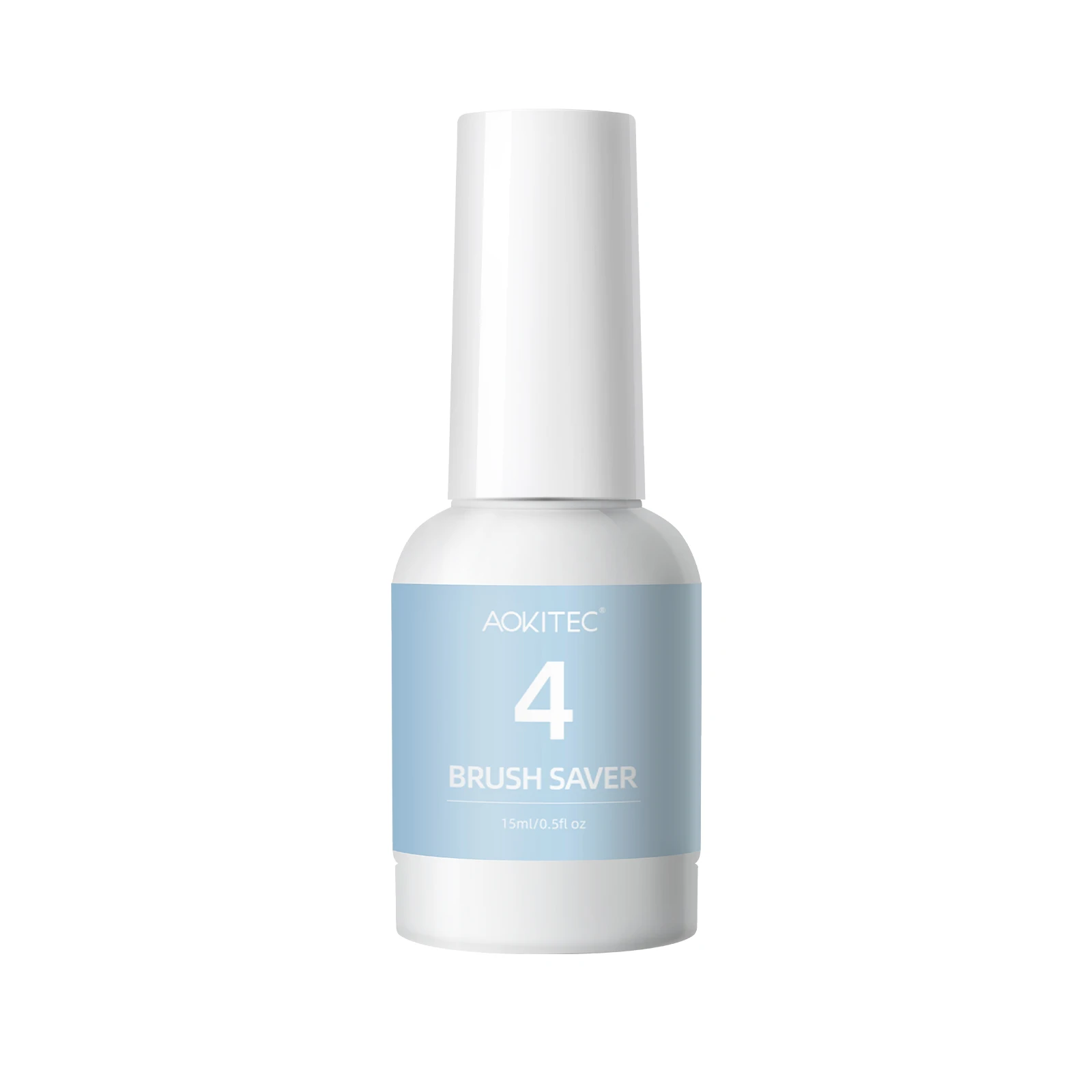 Aokitec 15Ml Borstel Saver Nagel Gel Lijm Uitharding Voor Dompelen Poeder 1Pc Functie Gel Doorweekt Vernis