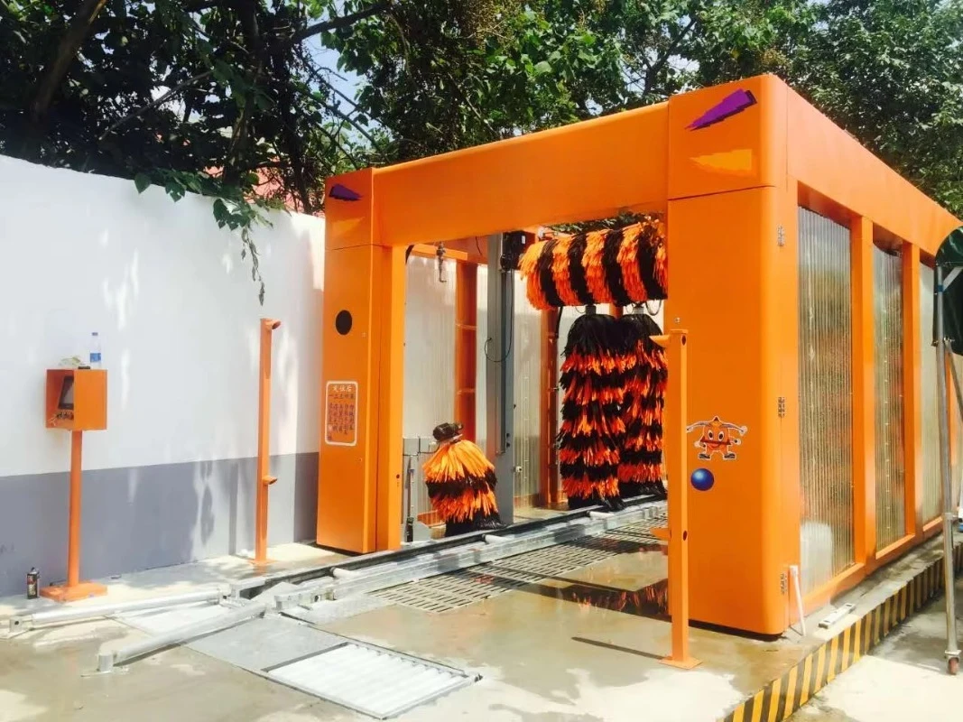 The high-pressure brushless car wash equipment is equipped with a non-contact car cleaner with the engine as the core component