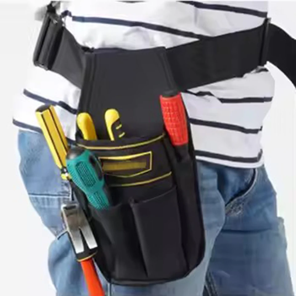 

Hardware Tool Storage Belt Bag Pouch Multifunctional Portable Electrician Tool Bag for Electricians,Carpenters,Gardeners WH008