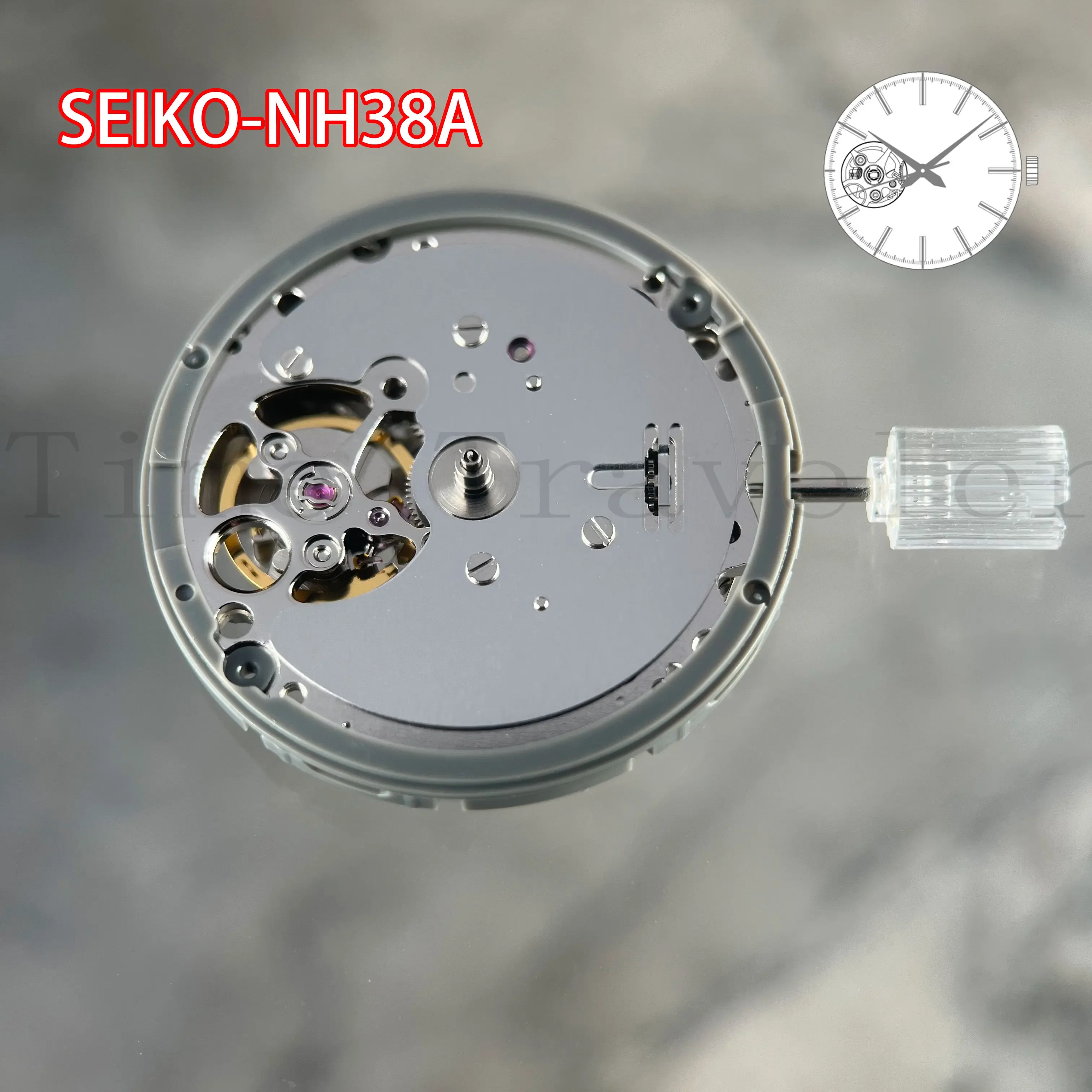 

Genuine Seiko SII NH38 NH38A Automatic Watch Movement w/ Stem