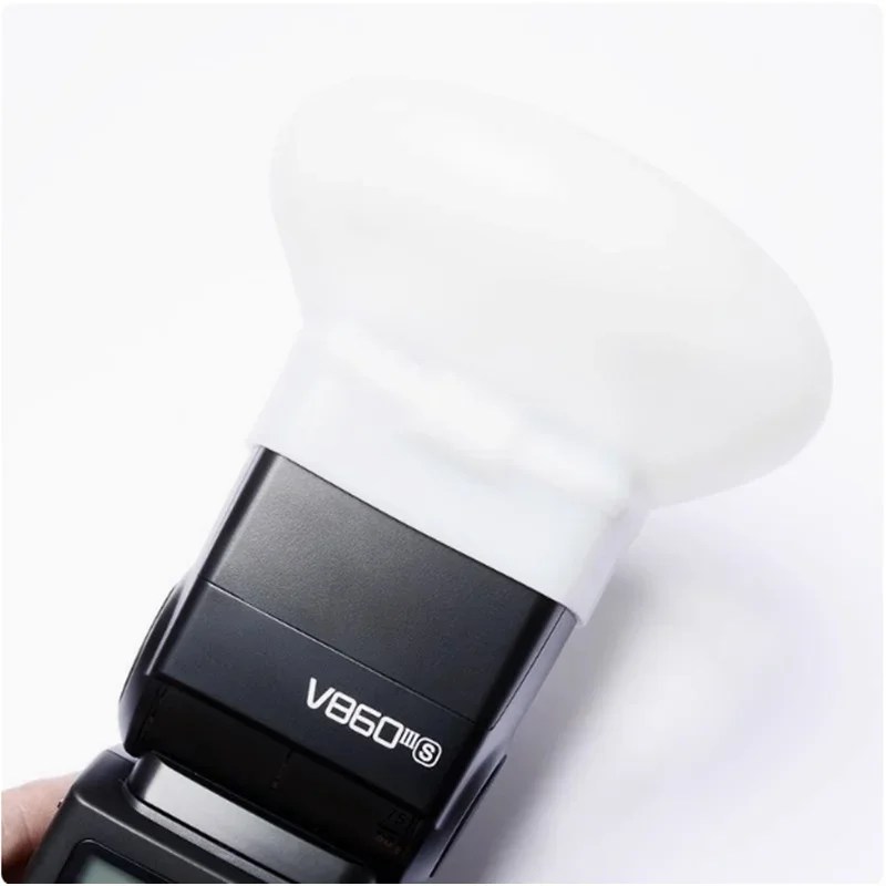 Silicone Flash Diffuser for Godox V480 V860III V860II V850III TT520II TT600 TT685II Soft Speedlite Cover