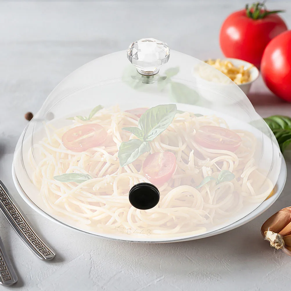 

2Pcs Smoke Cover Heavy Duty Acrylic and Pc Material Cake Lid for Dessert Bread Protection Heat Cold Resistant Modern Style