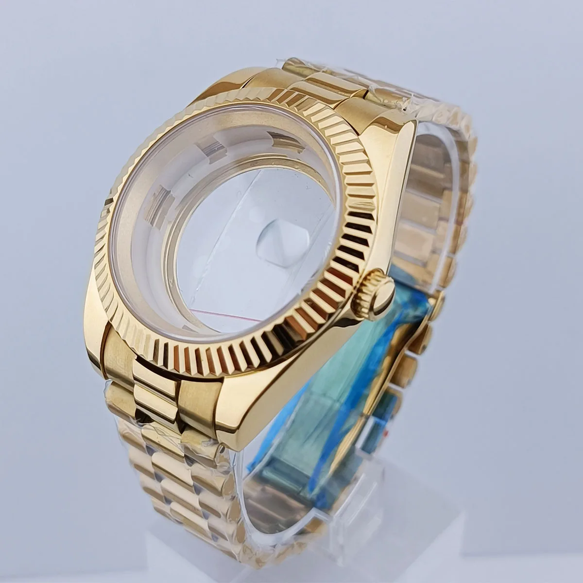 40mm Case Silver/Gold/Rose Gold Case Suitable for Miyota8285 Movement Watch Case Accessories Stainless Steel Strap Case image 3