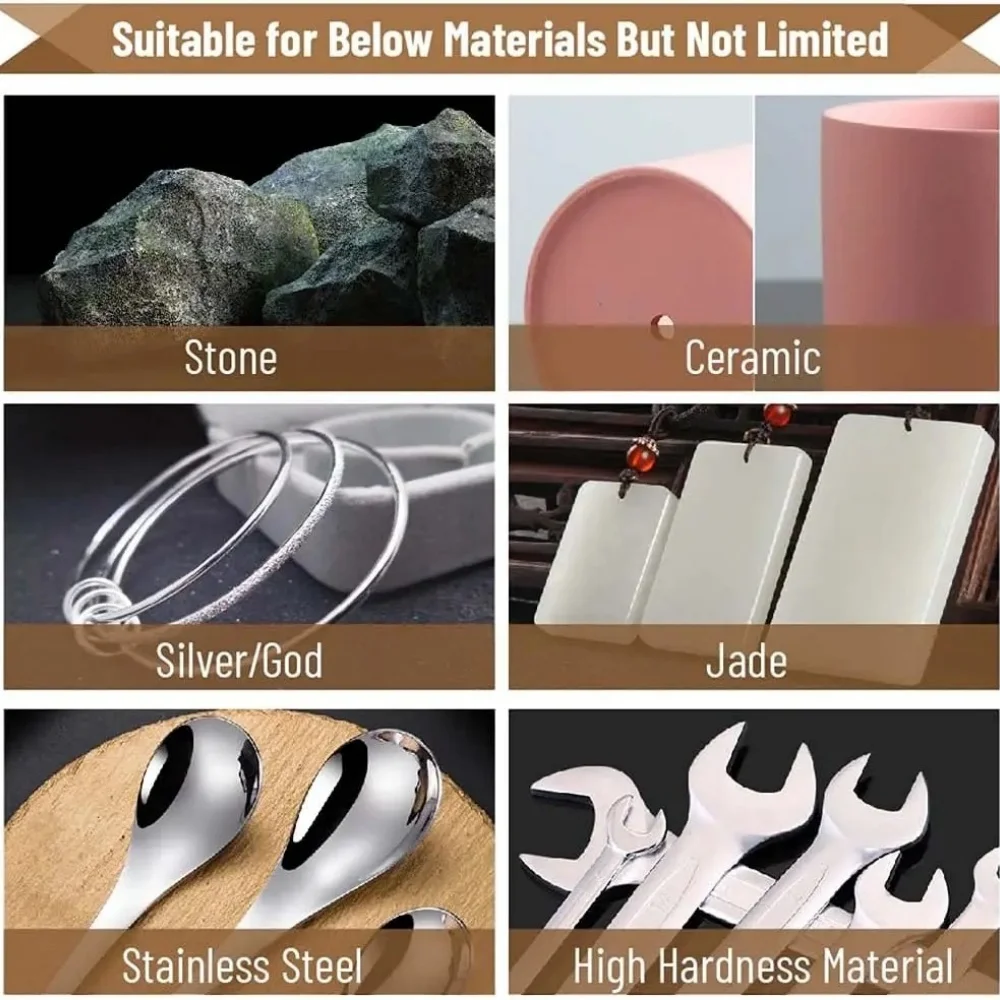 2.35mm/3mm シャンクダイヤモンドバーセット（ボックス入り）30個入り 研削ヘッド 耐摩耗性ドリルビットセット 木工彫刻ツールセット