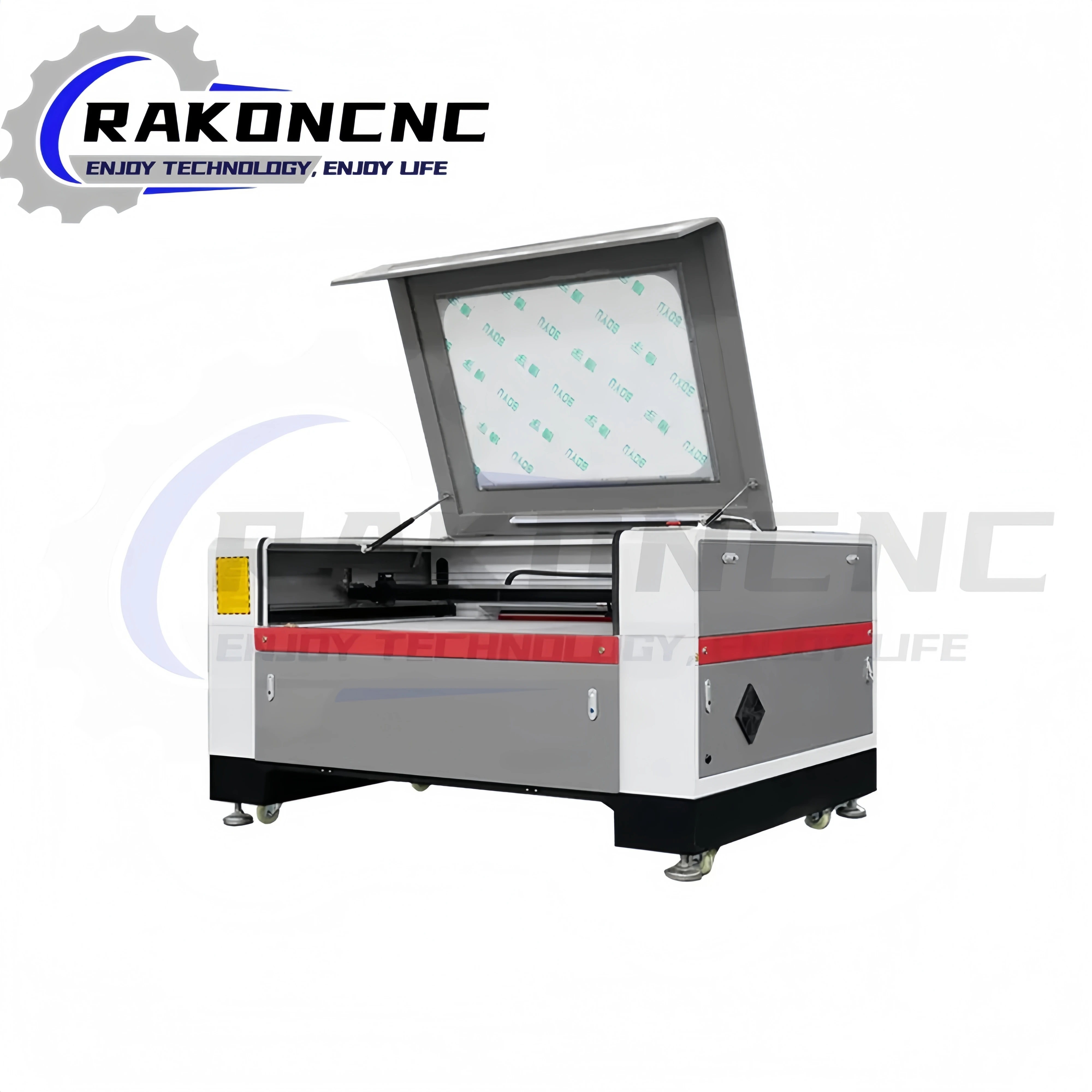 Máquina cortadora láser de escritorio 3D, máquina de grabado láser Co2 Reci de 100w, Mini máquina láser de CO2 CNC de 60W