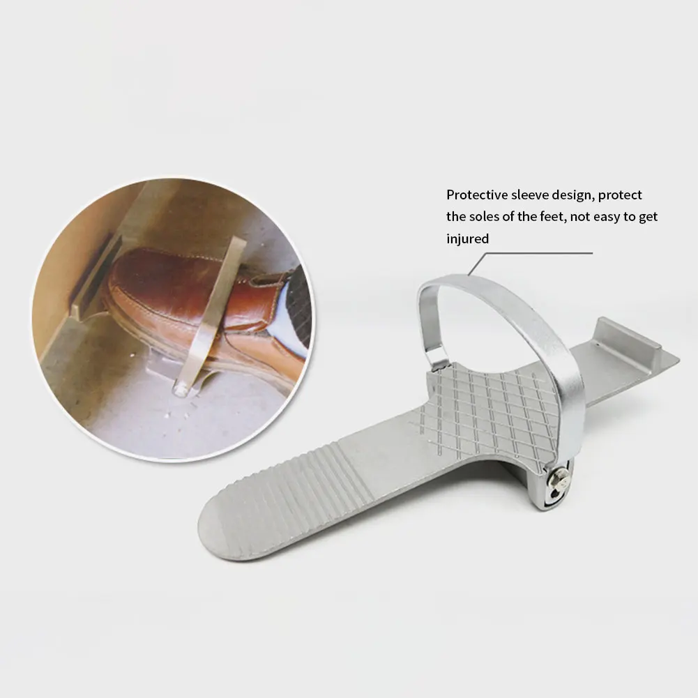 Board Glass Lifter Foot Buckle Door Tile Anti Slip Alloy Lifter Drywall Plaster Sheet Operate Lifting Tool for Carpenters Laying