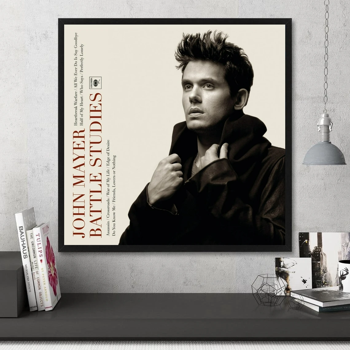 John Mayer Battle Studies Music Album Cover Poster Canvas Art Print Home Decor Wall Painting ( No Frame )