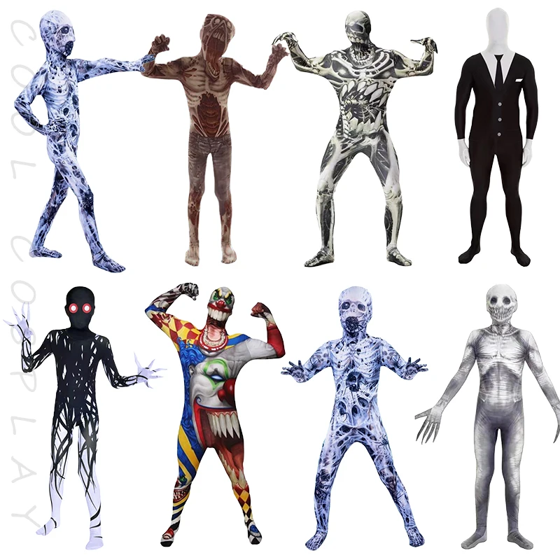 شجرة العين الحمراء شيطان دور اللعب زي الكبار الاطفال المطبوعة سستة قناع مخيف ارتداءها كرنفال حفلة عطلة الأداء زي #1