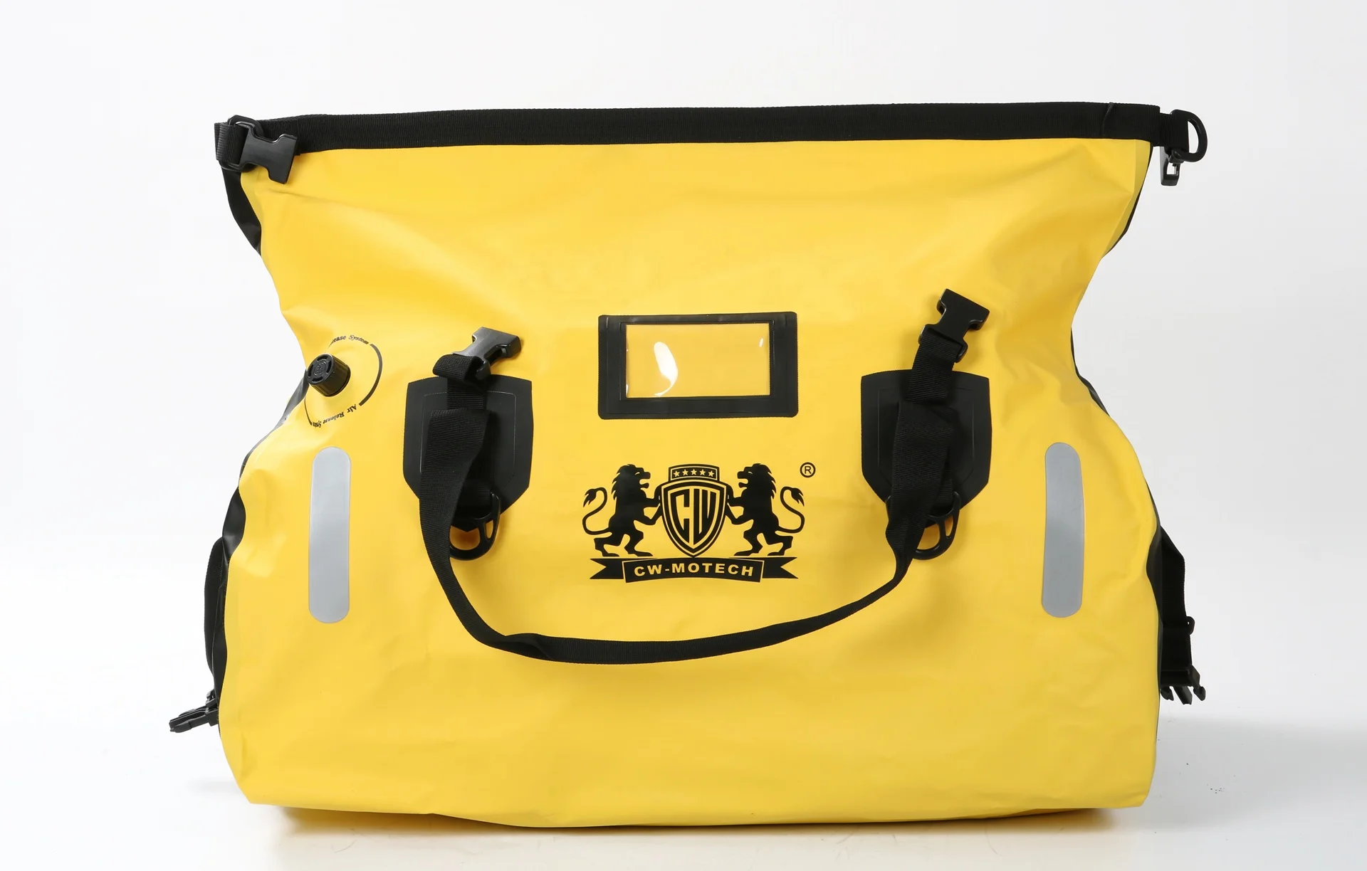 46L CHENGWEI high-capacity waterproof bag for motorcycle travel shine yellow