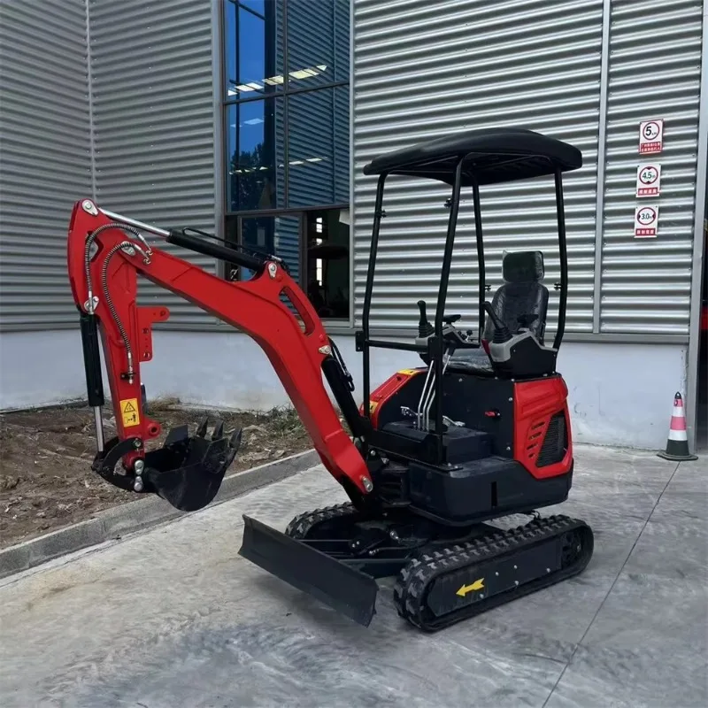1 Ton Mini Excavator 2T Hydraulic Compact Small Digger 1.6T Diesel Trench Excavator Wholesale OEM ODM Customized for Farm