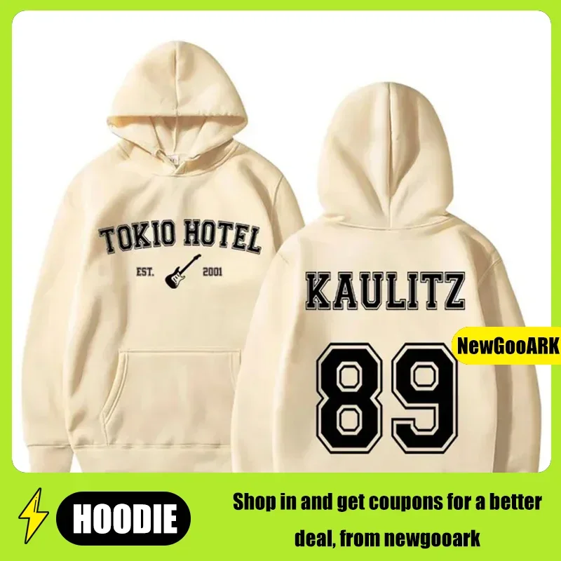 LE Rock Band Tokio Hotel Hoodies Kaulitz Print Men Woman Unisex Hoodie Hip Hop Sweatshirts Harajuku Pullovers