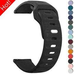 20mm 22mm Silicone Band for Samsung Galaxy Strap Watch 7/6/5/4 440/44mm 6/4Classic 43/47mm Bracelet for Huawei Watch GT5 4 3Pro
