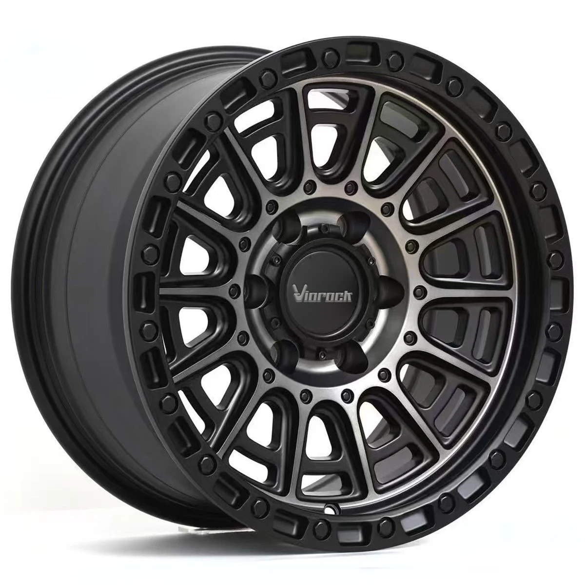 

Кованые легкосплавные диски Viorock Ultra4 King Hammers, сертифицированные JWL/VIA, внедорожные диски с бедлок-дизайном, 5*127, 6*139.7 для пикапов и внедорожников