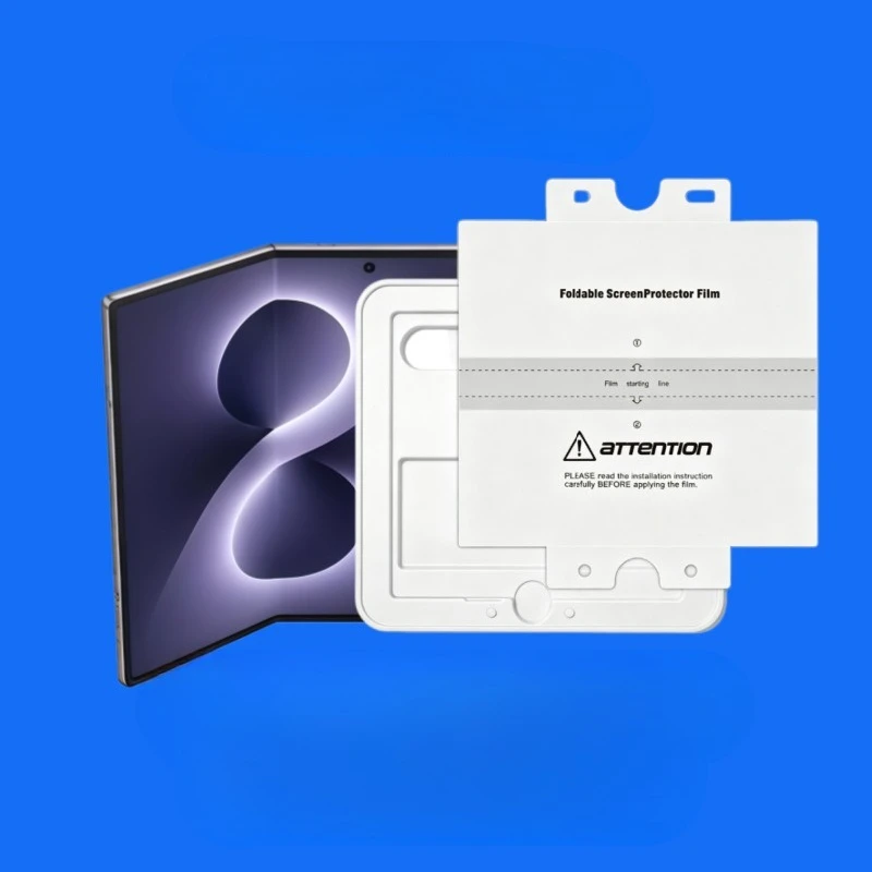 Für Samsung Galaxy Z Fold8 Ultra Fold7 Fold6 Hydrogel-Folie Weiche Displayschutzfolien Staubfreie Premium-Folie Einfaches Installations-Tool