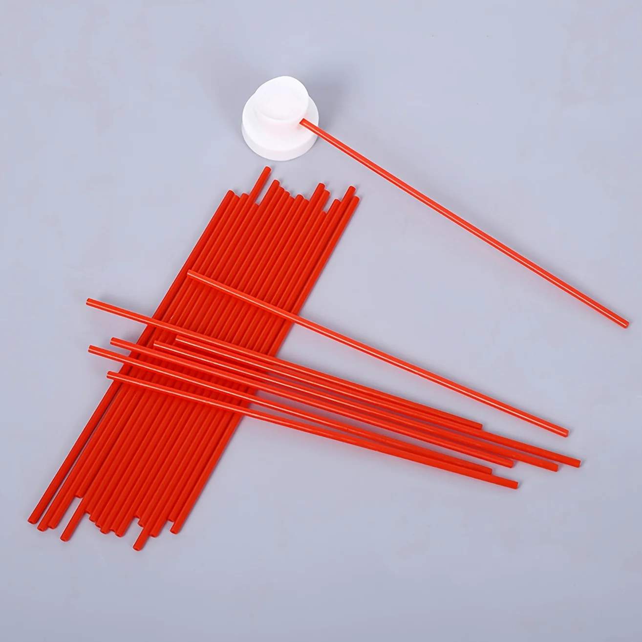 10 Stück Sprühfarben-Spitzendüsen, rote Düsen mit dünnem Rohr, passend für weibliche Sprühdosen, Nadelkappen-Sprühdüsen, Sprühfarben-Düsen – Detail 5