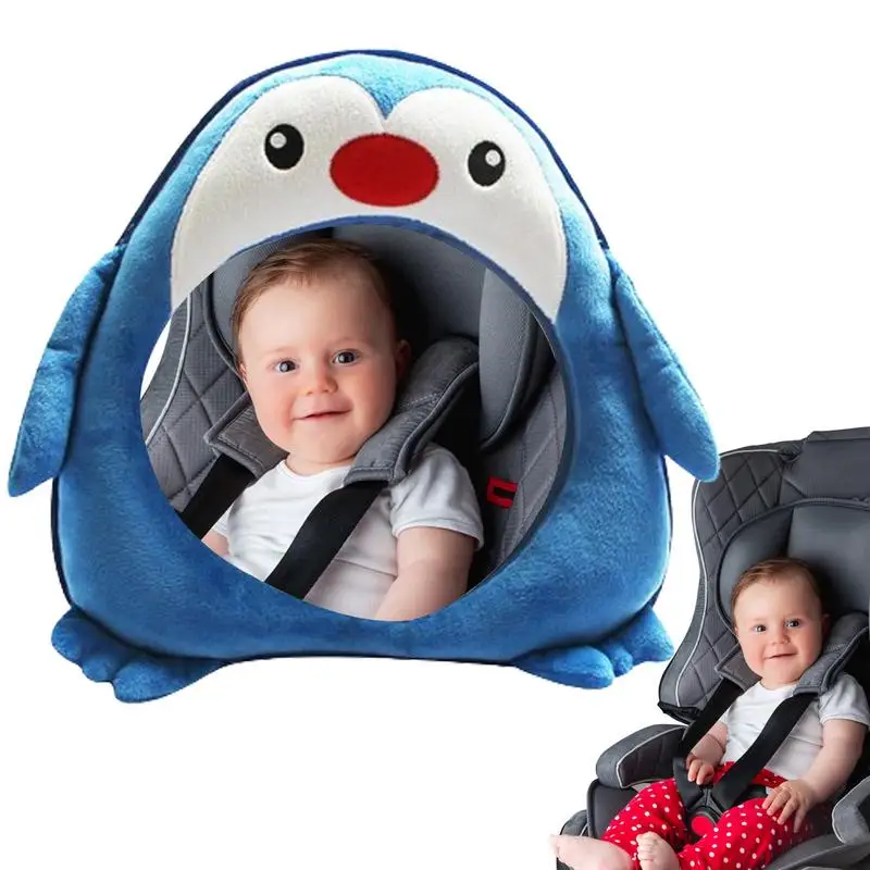 Car Seat Stroller Toys Soft Stuffed Penguin Doll Cute Car Seat Toys Plush Stroller Toy Stuffed Animal Penguin for Boys Girls