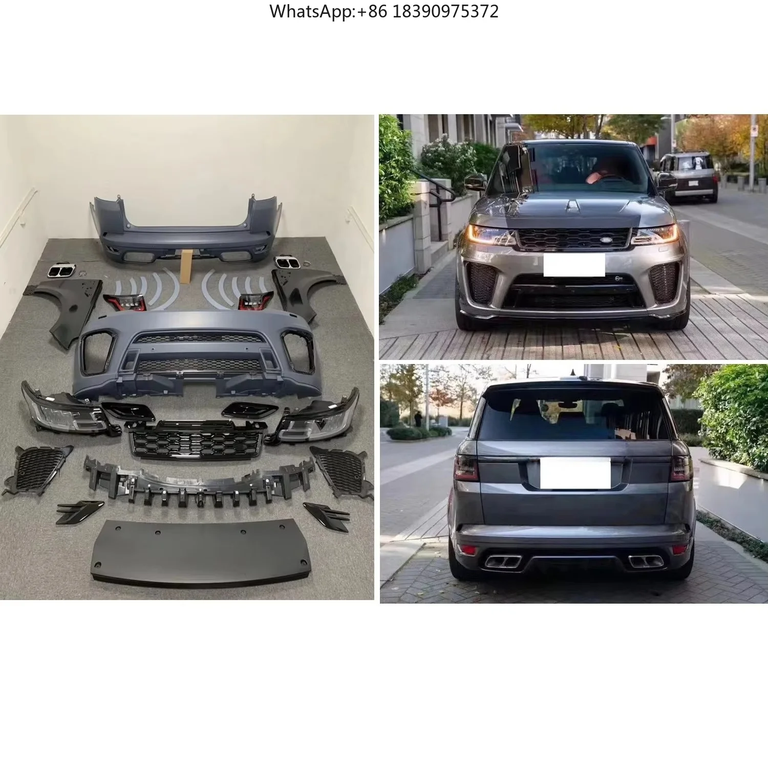 SVR/OE Conversion Body Kit Facelift Bodykit for Sport L494 2014 2015 2016 2017 Upgrade to 2022 2018 2019 2020 2021