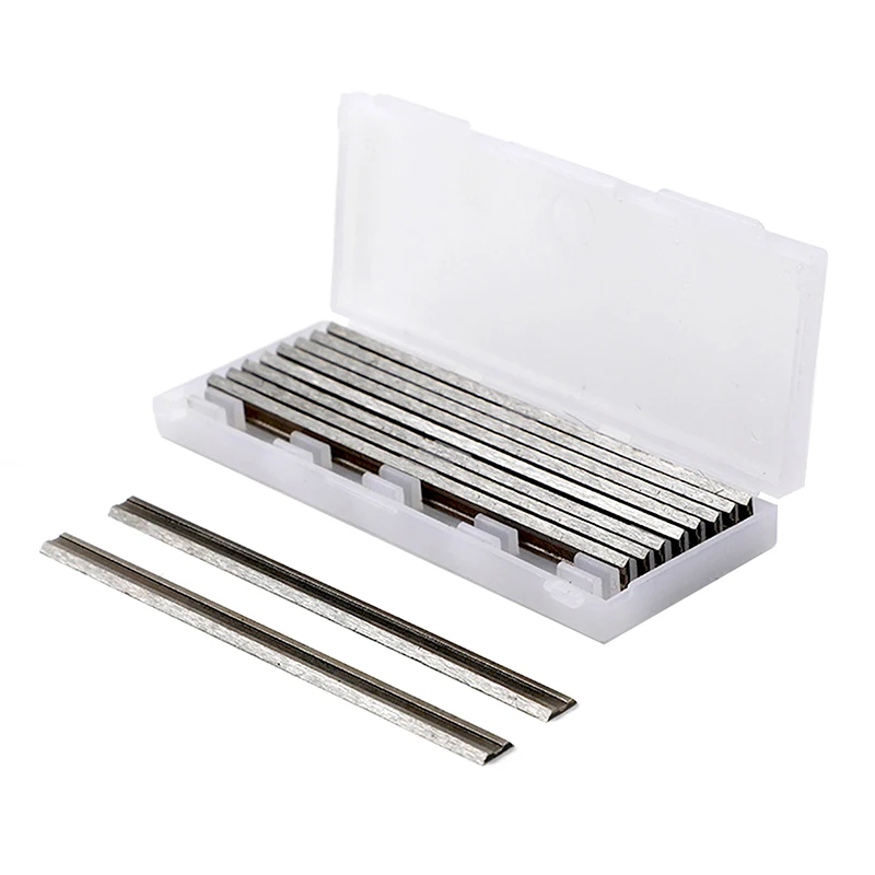 10 PCS 82mm High Carbon Steel Blades Knives For Woodworking Power Tools Accessorie Disposable Planer Blades