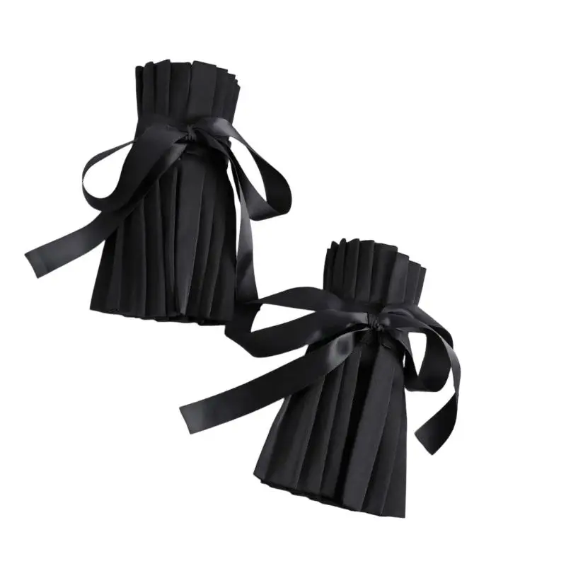 652F Дышащий хлопковый съемный воротник-стойка, мягкие льняные манжеты на воротнике, приятные для кожи для офисных мероприятий и