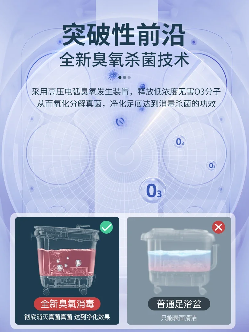 Ванночка для ног с глубоким цилиндром, автоматический массаж, электрическая ванна для ног с подогревом и постоянной температурой, бытовая стандартная машина