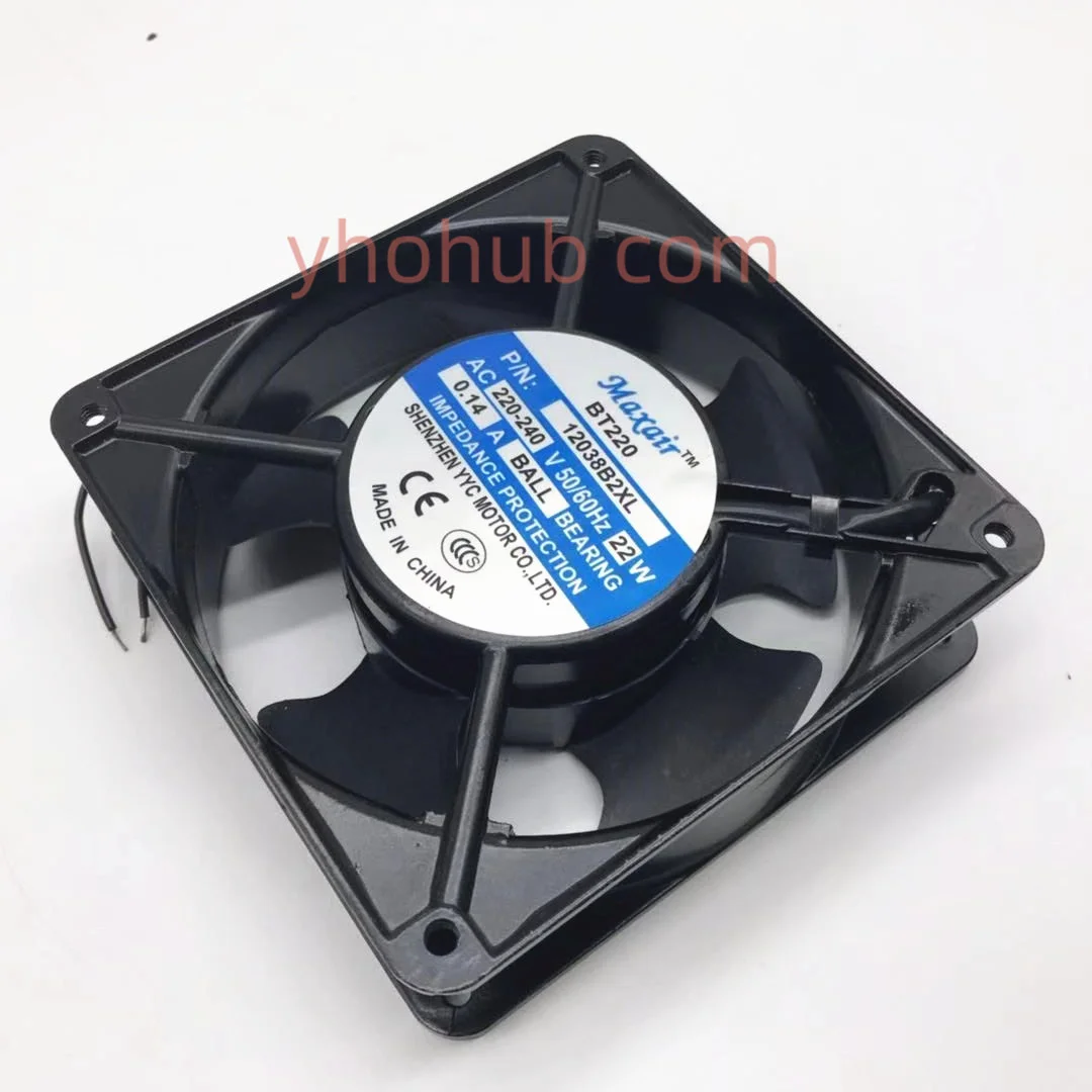 

12038B2XL AC 220V 0.14A 120x120x38mm Server Cooling Fan